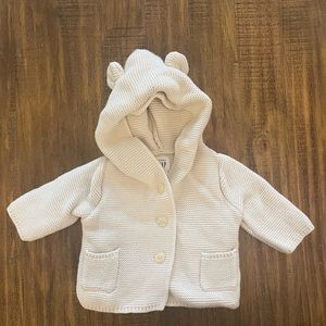 Gap Factory Baby Bear Garter Cardigan